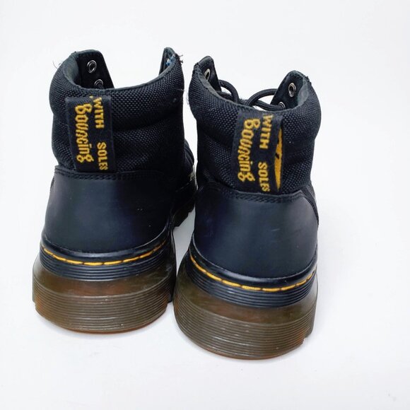 Dr Martens Bonny Black Canvas Boots Unisex Doc Punk High Top Chunky Street W6 M5 - Picture 6 of 11